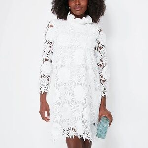 TUCKERNUCK White Blanc Guipure Lace Daphne Dress